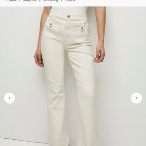Women's Veronica Beard Ivory Jeans